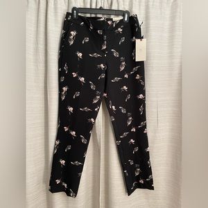 Floral Print Dress Pants